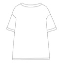 CAMISETA STITCH M/C.BLANCA TXL
