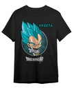 CAMISETA VEGETA NEGRA T.M