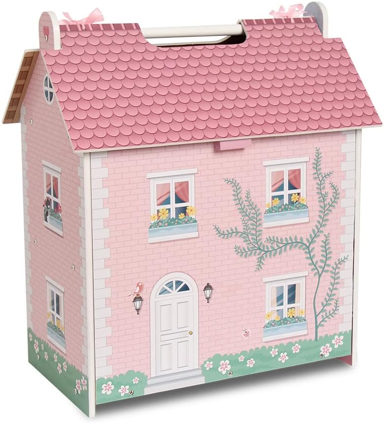 CASA MUÑECAS MADERA PORT.
