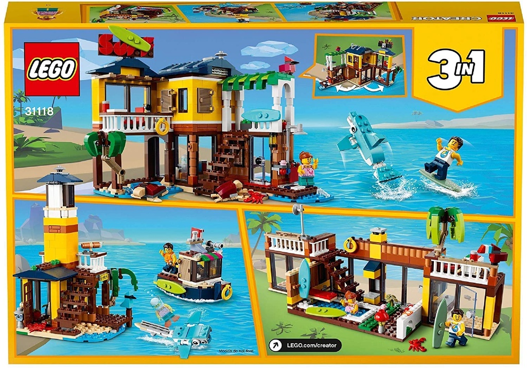 CASA SURFERA EN LA PLAYA