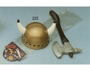 CASCO VIKINGO C/HACHA INF.