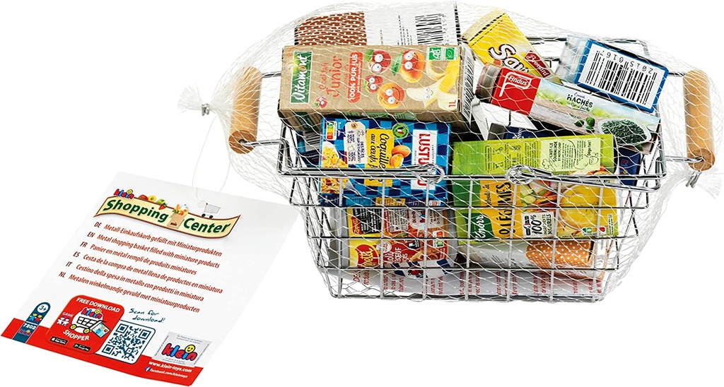 CESTA COMPRA MET.C/PRODUCTOS
