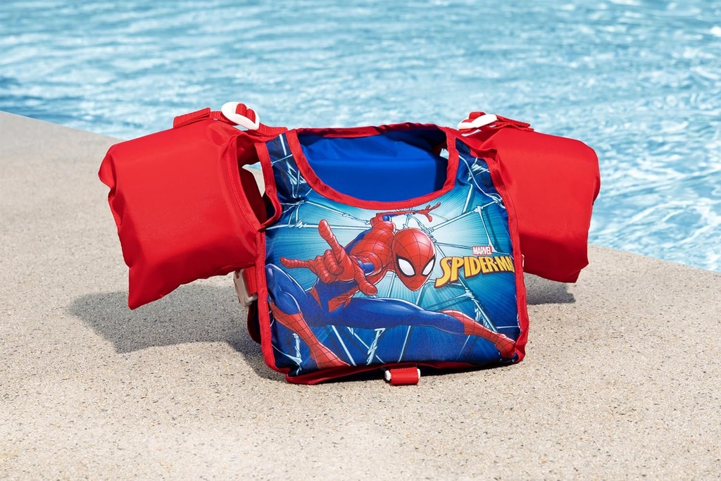 CHALECO NATACION SPIDERMAN 3-6