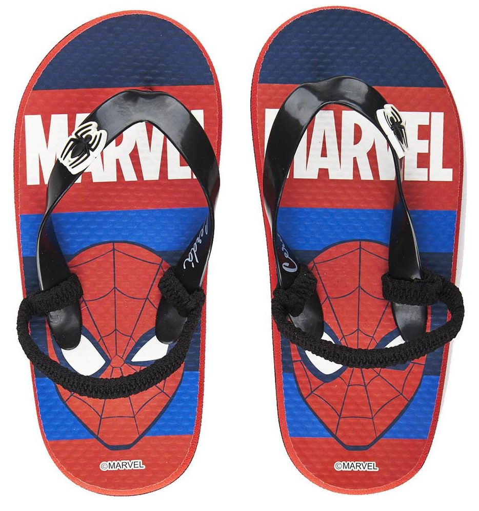 CHANCLAS SPIDERMAN ROJO T26/27