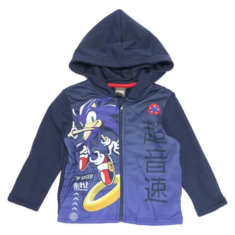 CHAQUETA CHANDAL SONIC T4 NAVY