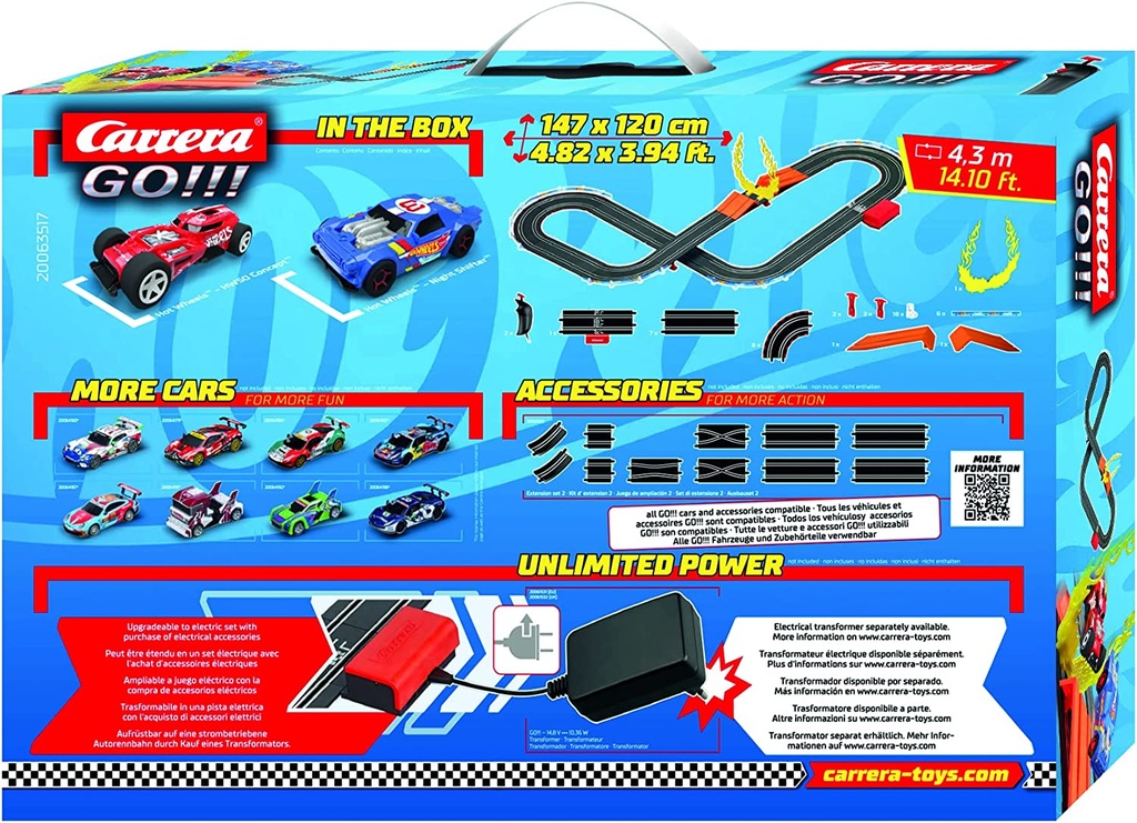 CIRCUITO HOT WHEELS 4'3 M.