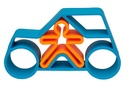 COCHE AZUL NEON+NIÑO