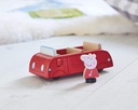 COCHE DE MADERA PEPPA PIG