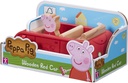 COCHE DE MADERA PEPPA PIG