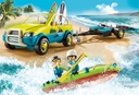 COCHE DE PLAYA CON CANOA