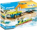 COCHE DE PLAYA CON CANOA
