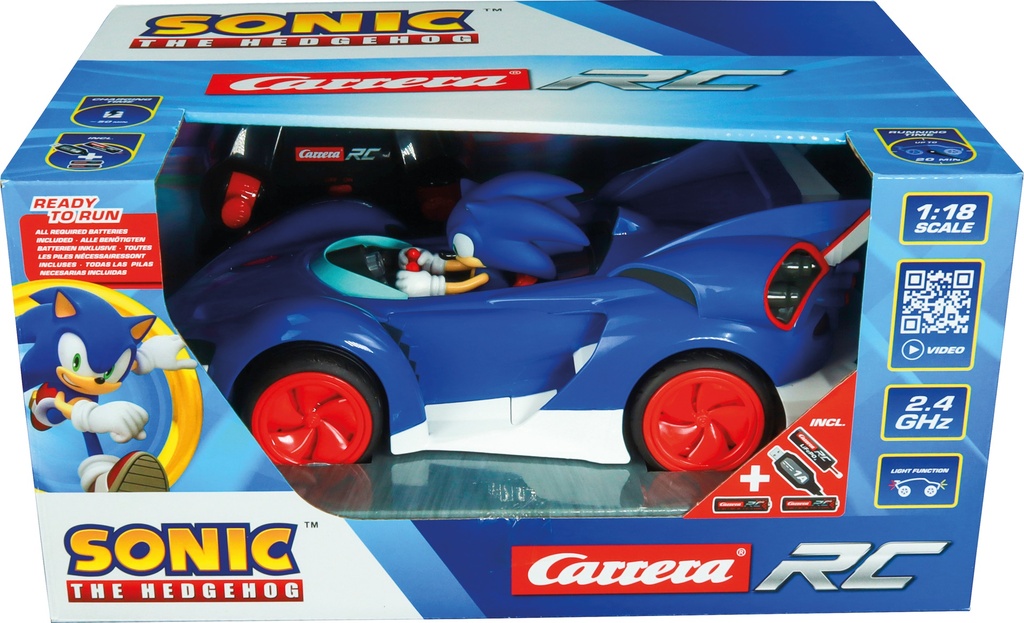 COCHE TEAM SONIC RACING R/C.
