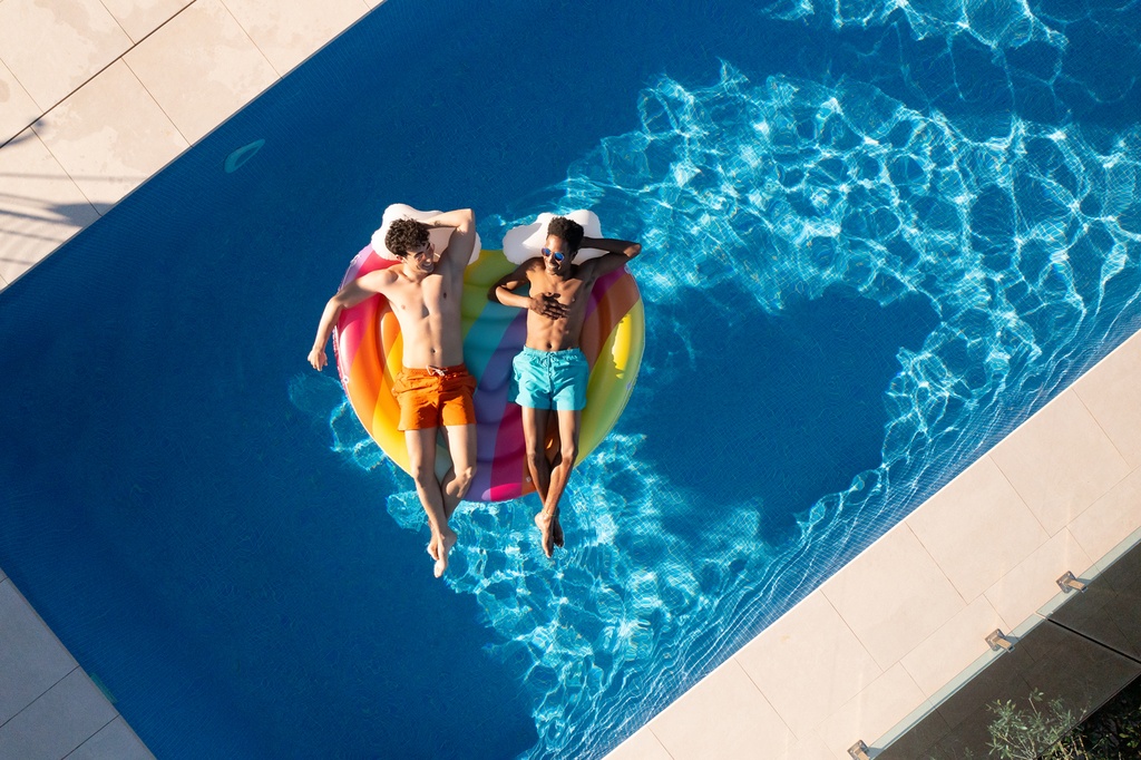 COLCHONETA RAINBOW POOL ISLAND