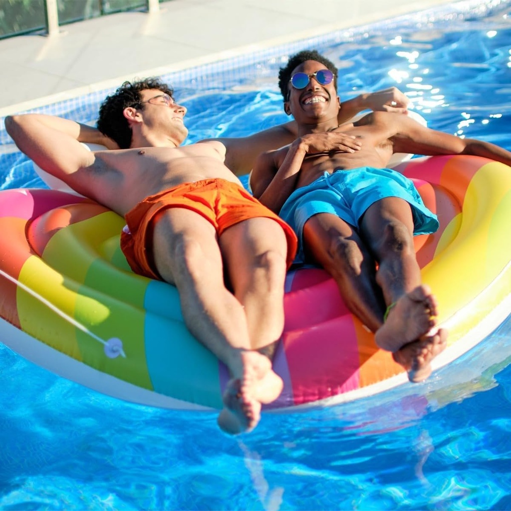 COLCHONETA RAINBOW POOL ISLAND