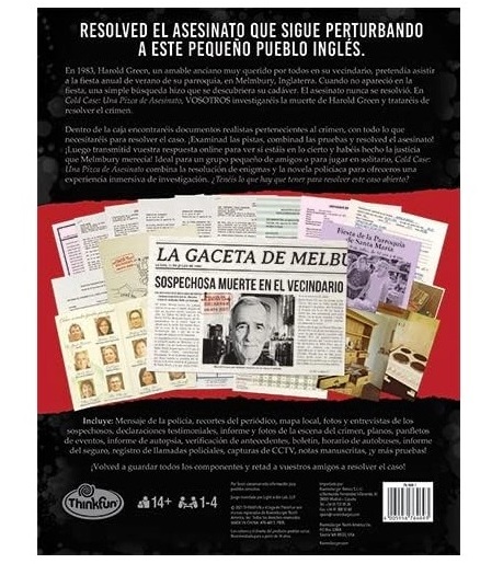 COLD CASE-PIZCA DE ASESINATO
