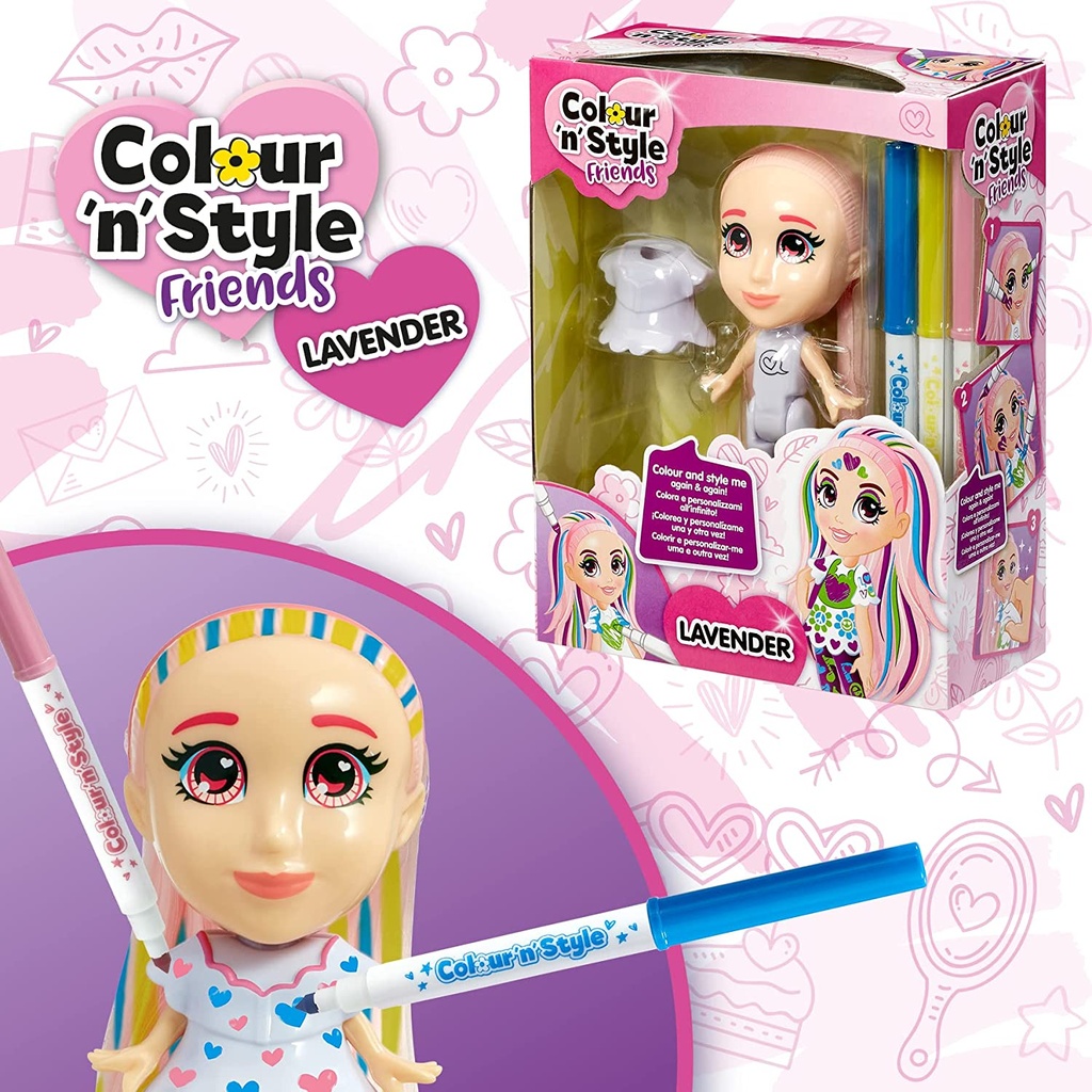 COLOUR'N'STYLE FRIENDS LAVENDE