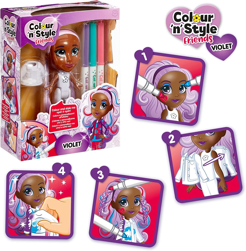 COLOUR'N'STYLE FRIENDS VIOLET