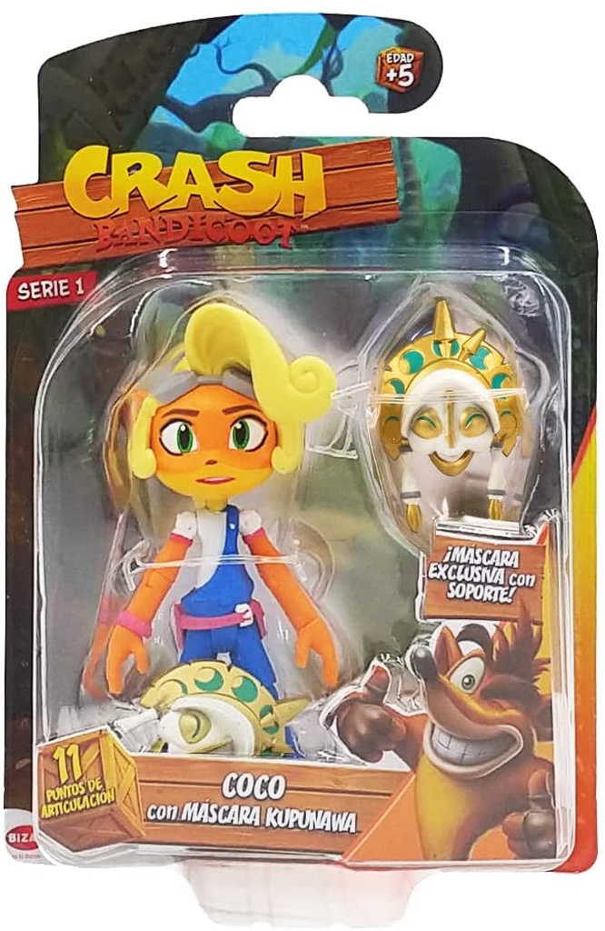 CRASH BANDICOOT 12 CM. SURT.