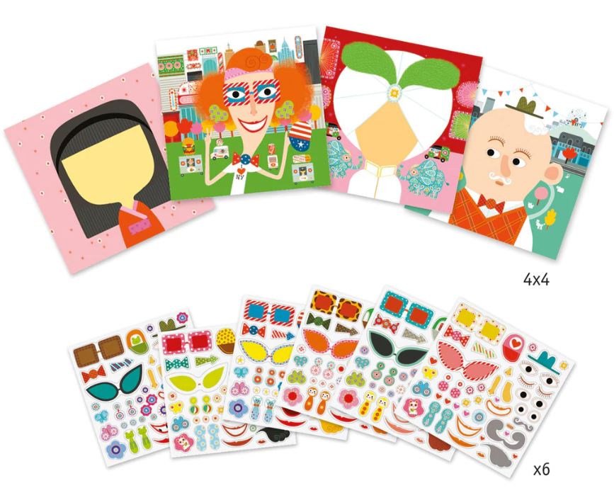 CREA PEGATINAS DIFERENTES