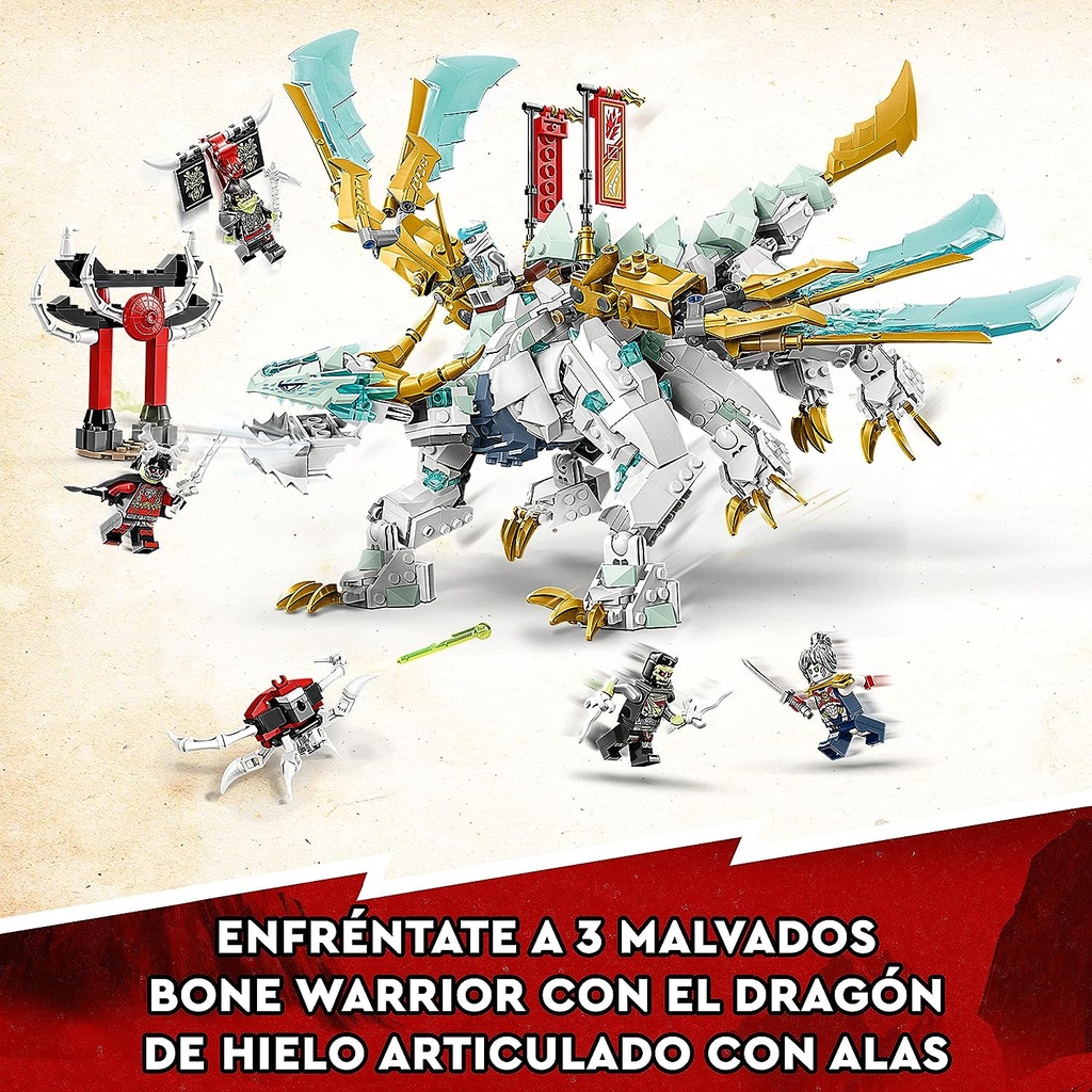 CRIATURA DRAGON DE HIELO ZANE