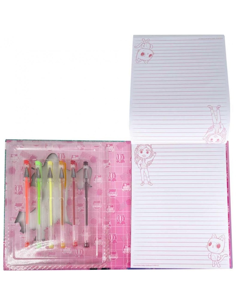 CUADERNO C/BOLIS GEL GABBY'S