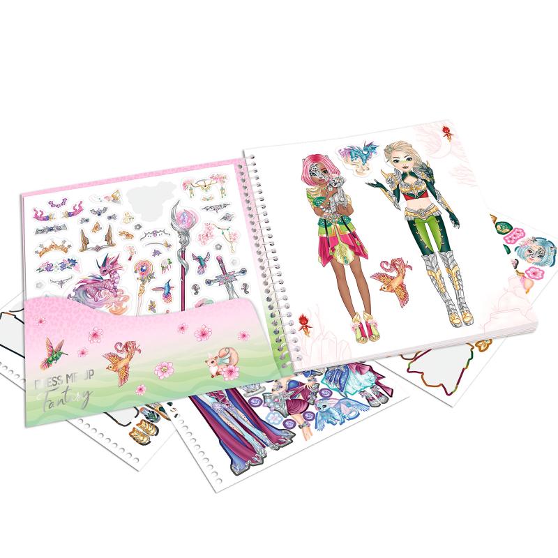 CUADERNO CALCOMANIAS DRESS ME UP TOP MODEL
