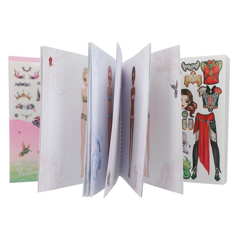 CUADERNO CALCOMANIAS DRESS ME UP TOP MODEL