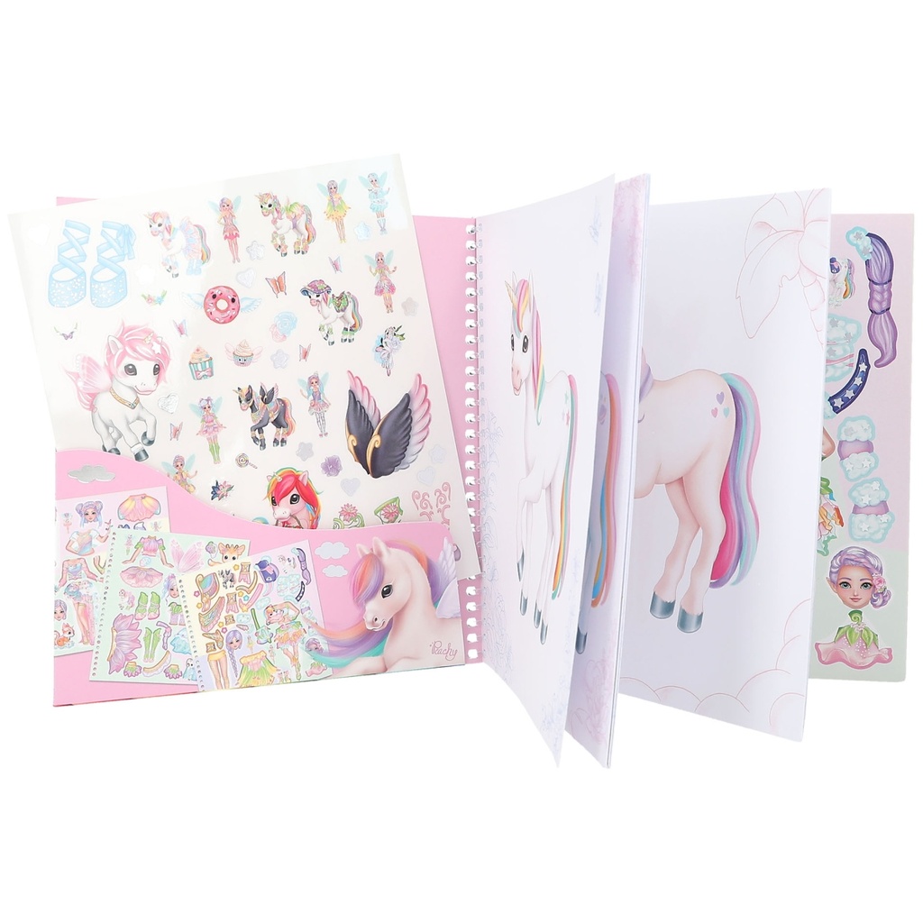 CUADERNO CALCOMANIAS YLVI DRESS ME