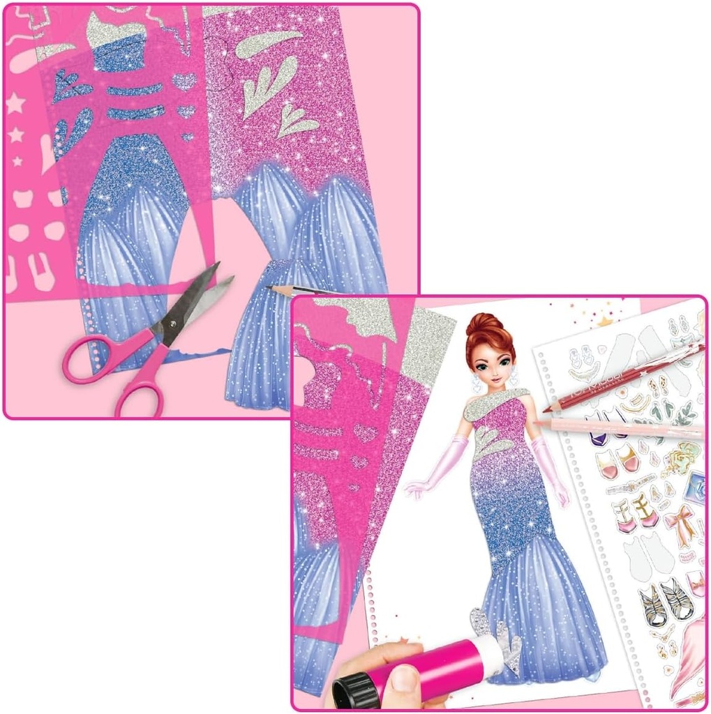 CUADERNO COLOREAR CREATE YOUR GLAMOUR