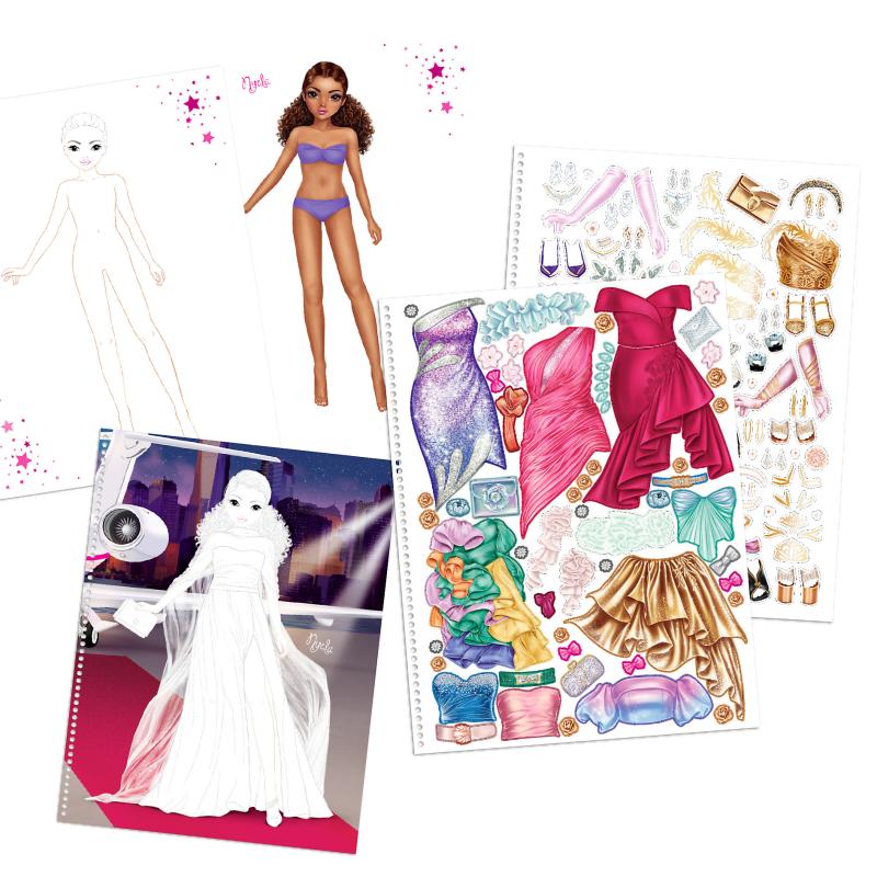 CUADERNO COLOREAR CREATE YOUR GLAMOUR