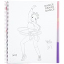 CUADERNO COLOREAR DANCE TOP MODEL