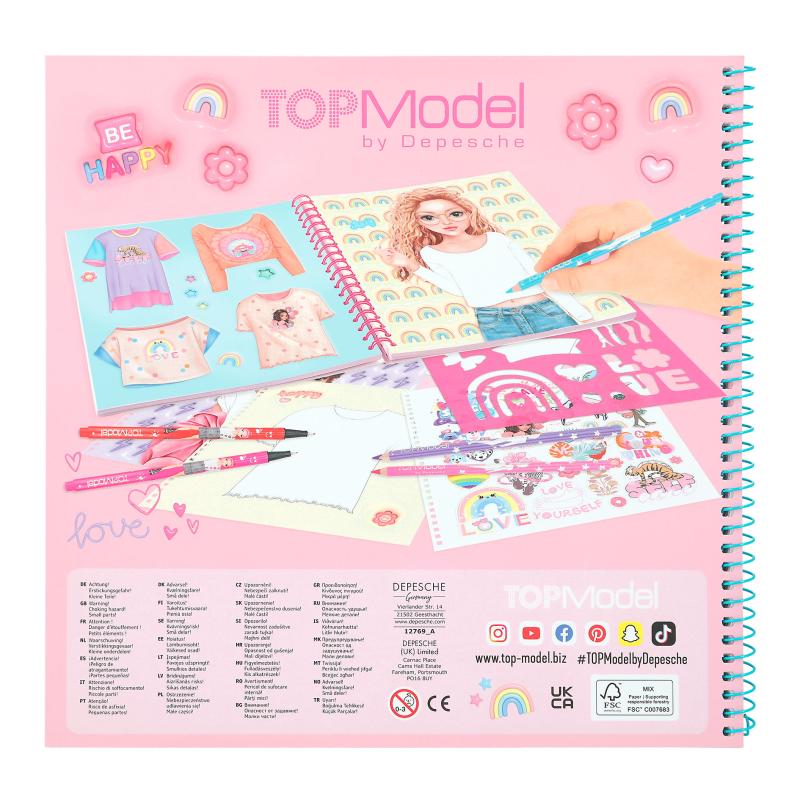 CUADERNO COLOREAR T-SHIRT DESIGNER