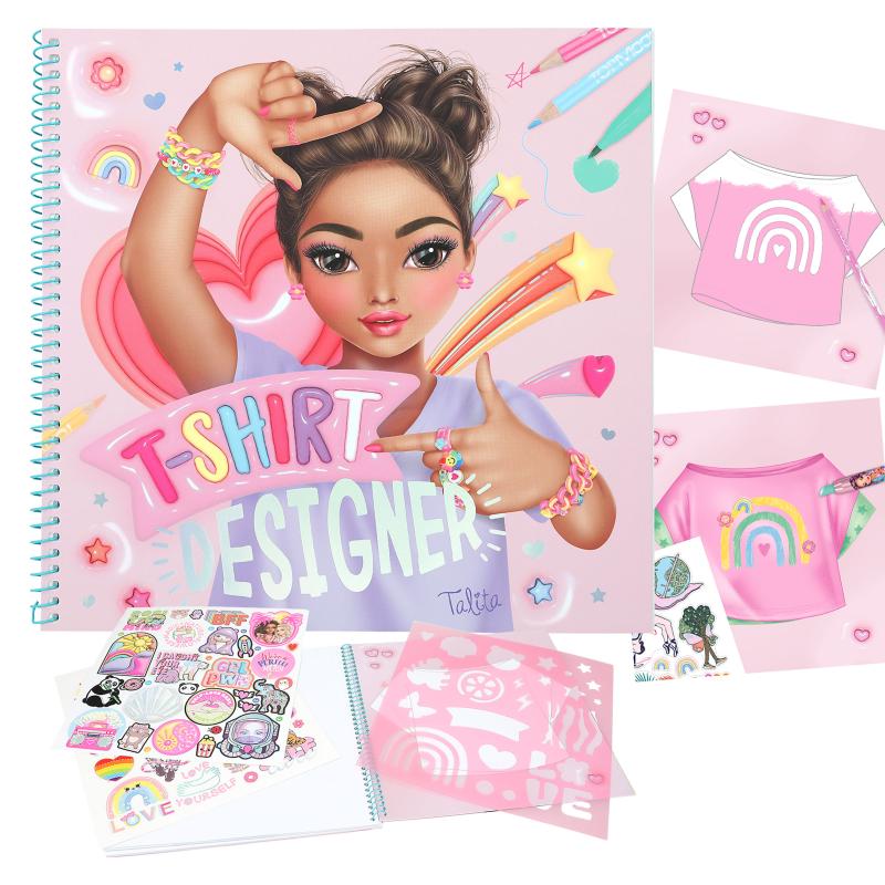 CUADERNO COLOREAR T-SHIRT DESIGNER