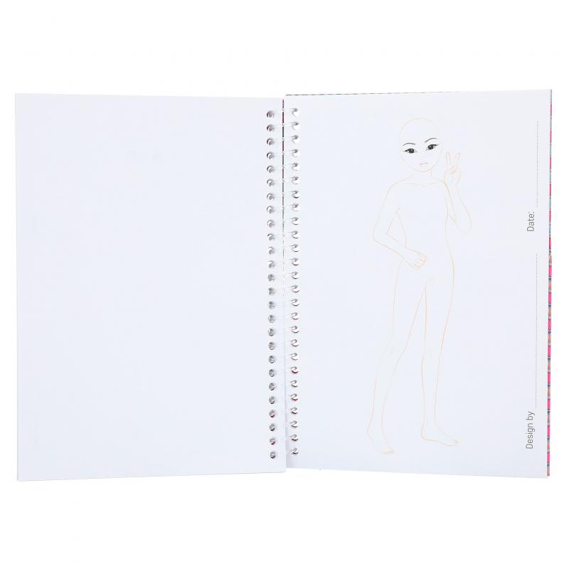 CUADERNO COLOREAR TOP MODEL