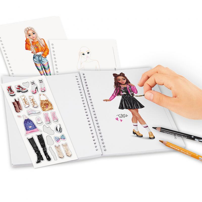 CUADERNO COLOREAR TOP MODEL