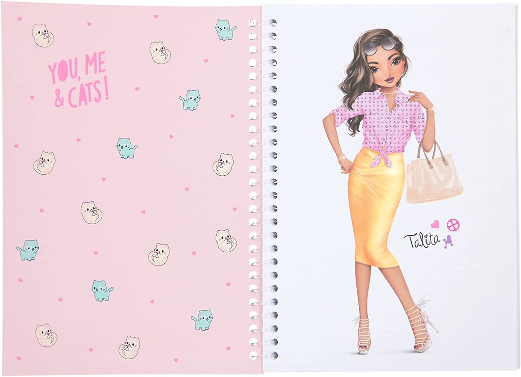 CUADERNO COLOREAR TOP MODEL
