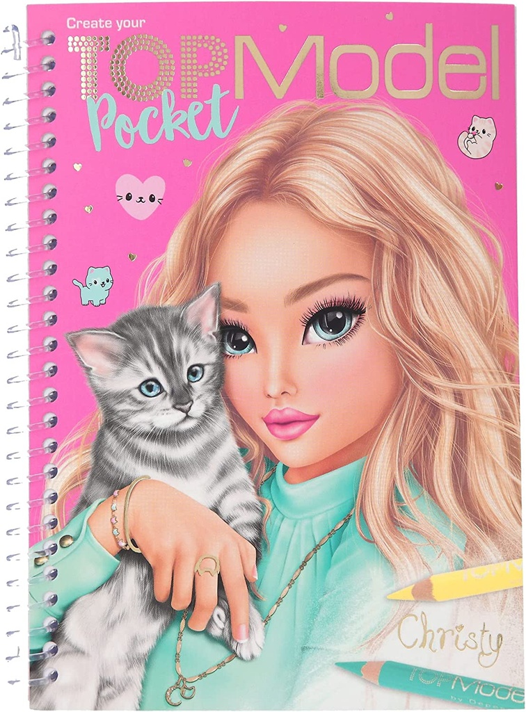 CUADERNO COLOREAR TOP MODEL