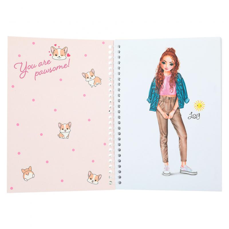 CUADERNO COLOREAR TOP MODEL