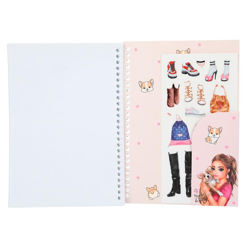 CUADERNO COLOREAR TOP MODEL