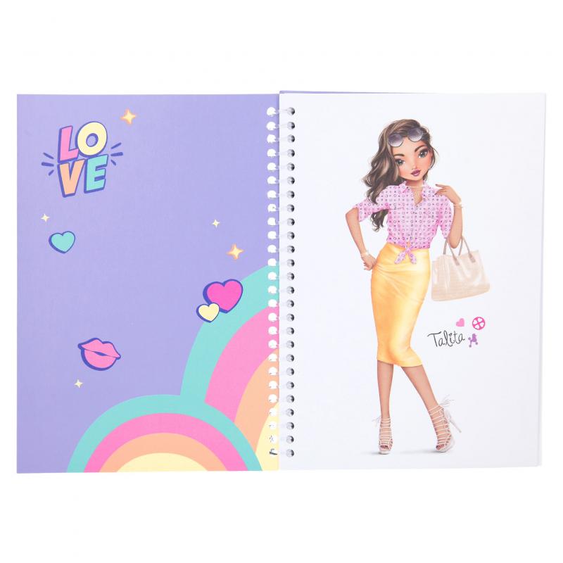 CUADERNO COLOREAR TOP MODEL
