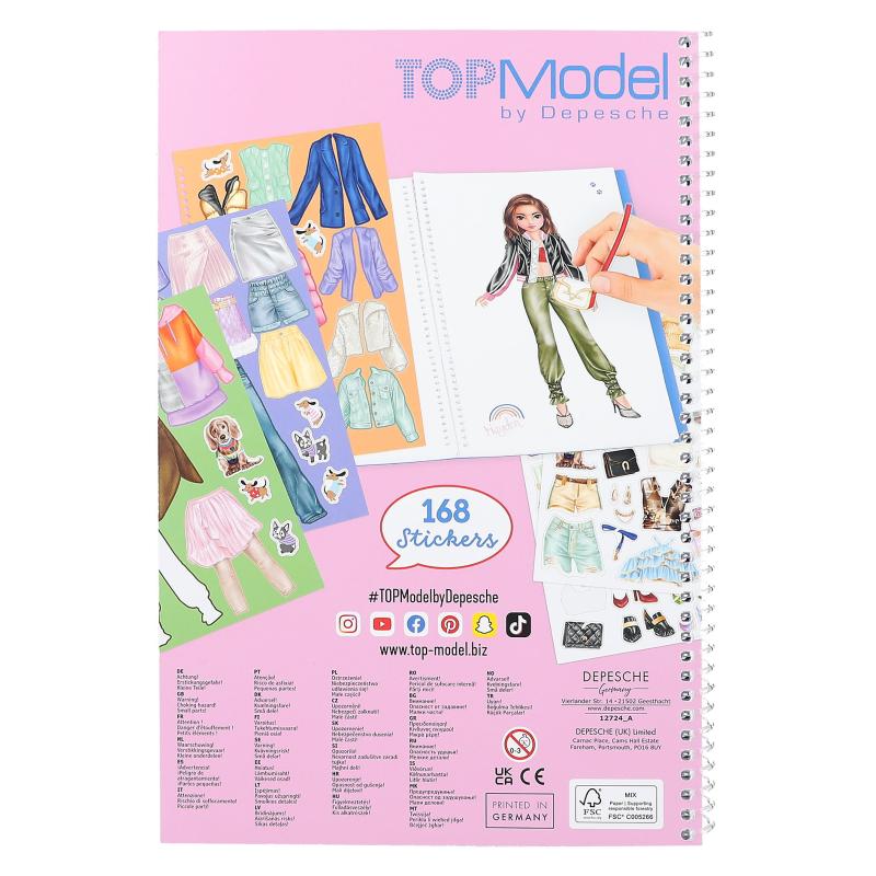 CUADERNO DRESS ME UP GRANDE TOP MODEL