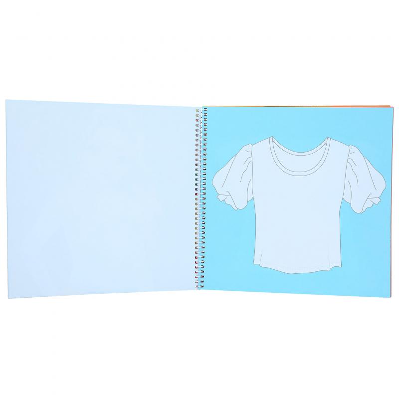 CUADERNO P/COLOREAR T-SHIRT DESIGNER