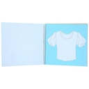 CUADERNO P/COLOREAR T-SHIRT DESIGNER