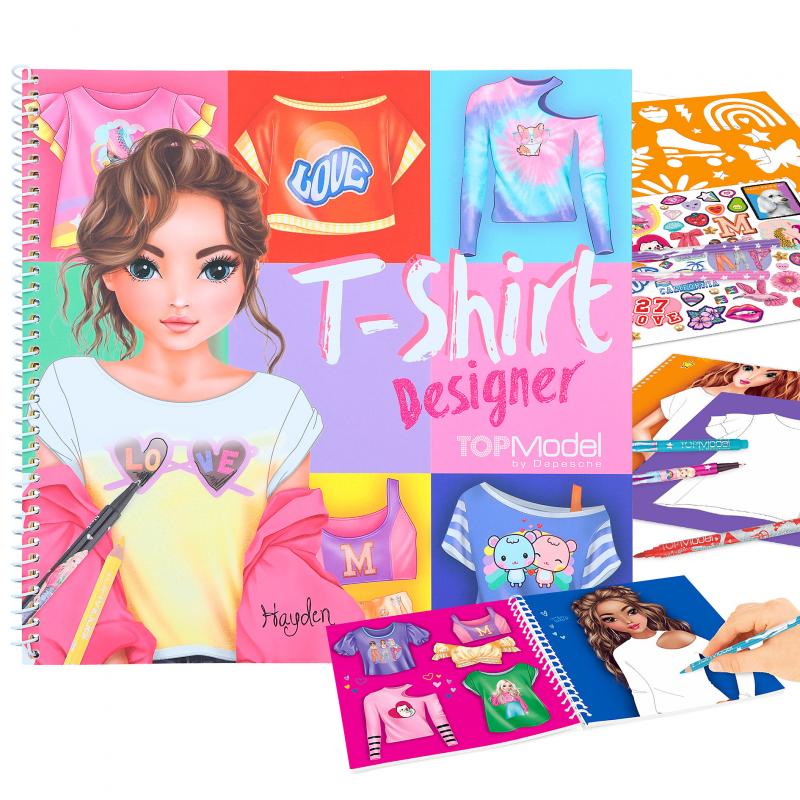 CUADERNO P/COLOREAR T-SHIRT DESIGNER