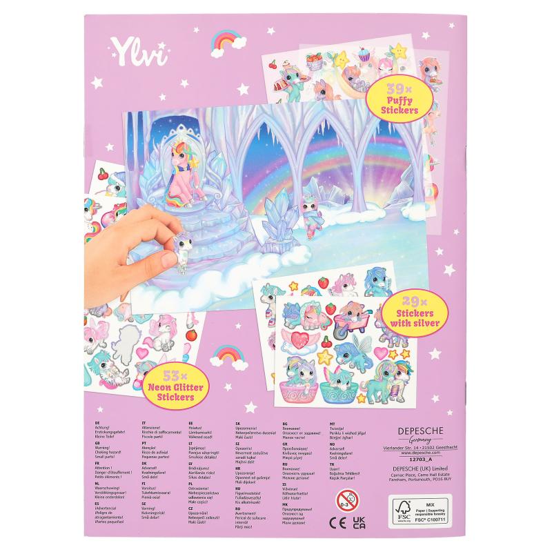 CUADERNO STICKERS UNICORN WORLD