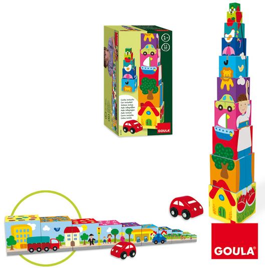 CUBOS APILABLES COCHE MAD.