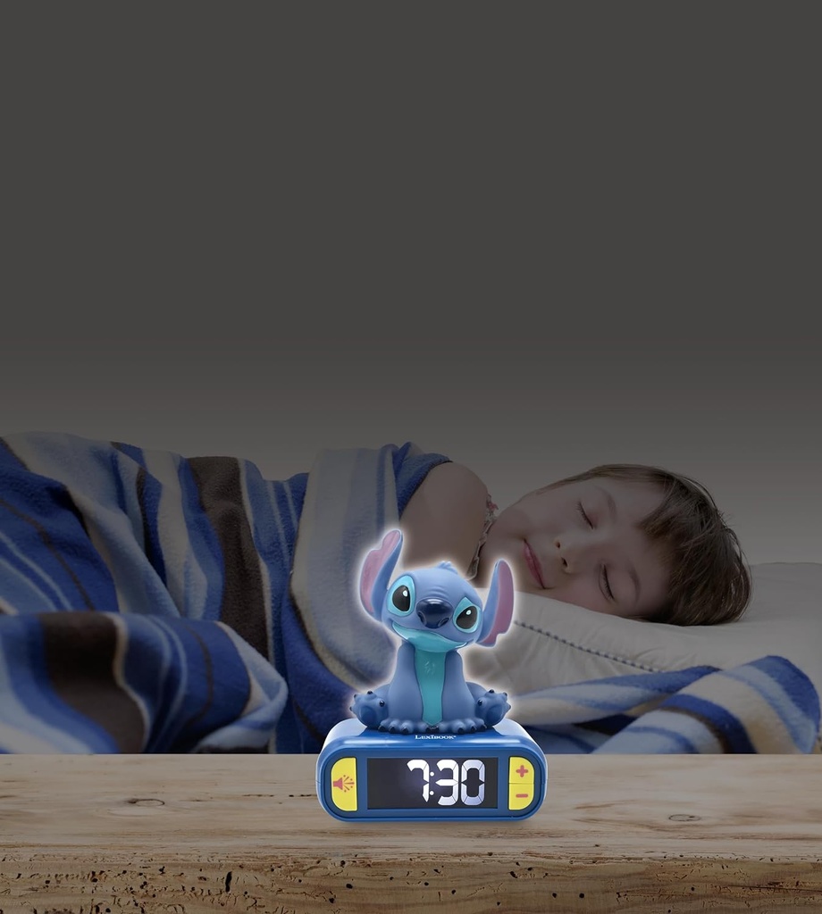 DESPERTADOR DIGITAL STITCH 3D