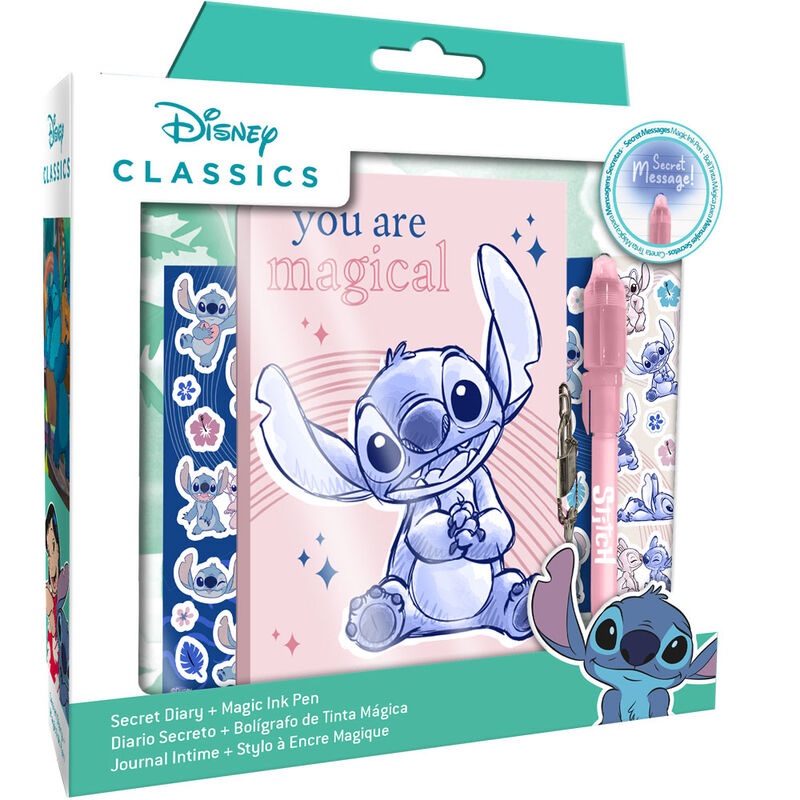 DIARIO STITCH C/BOLI MAGICO