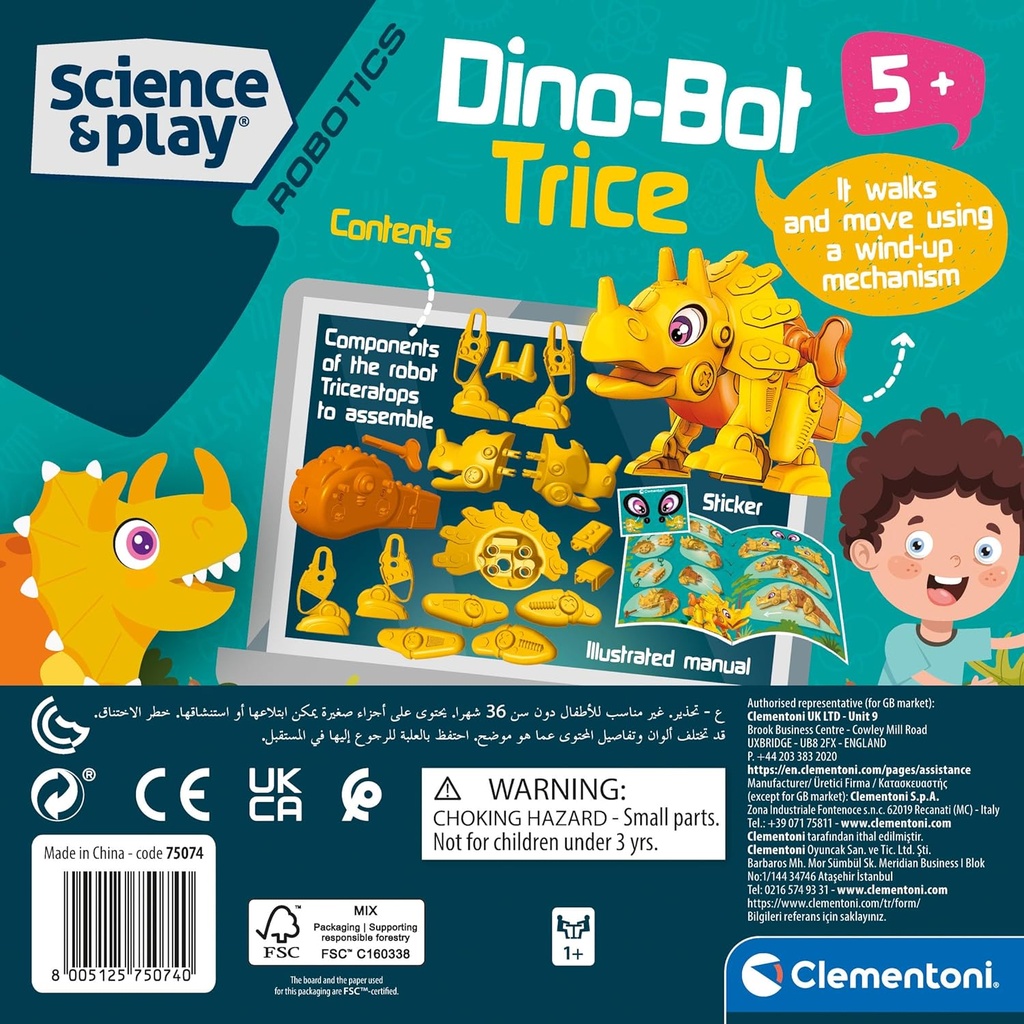 DINO BOT-TRICERATOPS