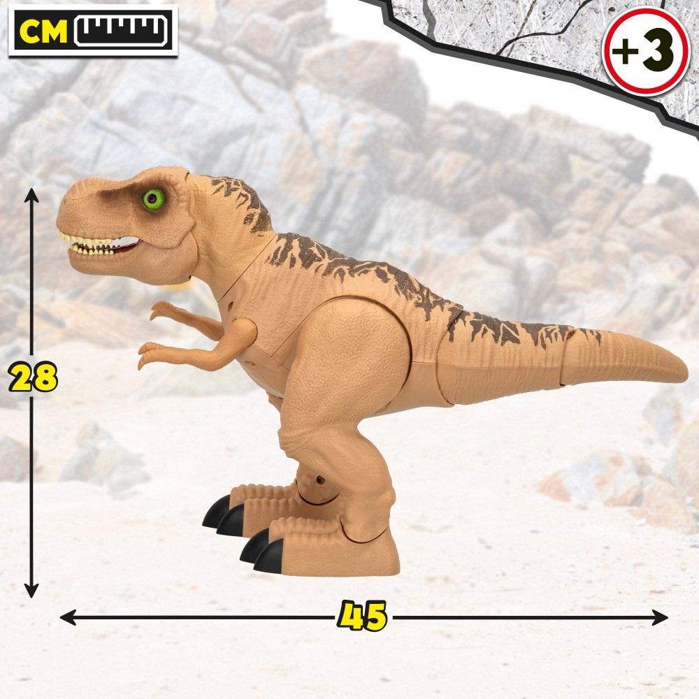 DINO T-REX LUZ Y SONIDO